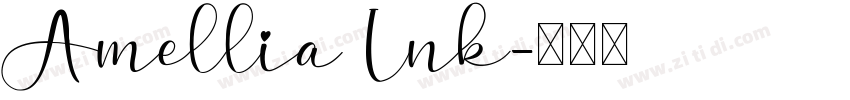 Amellia Ink字体转换